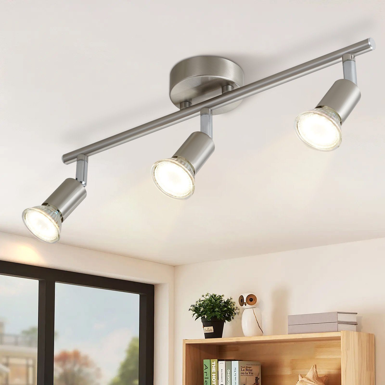 ZMH Deckenleuchte 3 Flammig-Deckenspot Deckenlampe Modern GU10 für Schlafzi günstig online kaufen