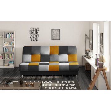 JVmoebel Sofa Luxus Wohnzimmer 3 Sitzer Couch Textil Sofa Polster SOFORT, 1 Teile, Made in Europa