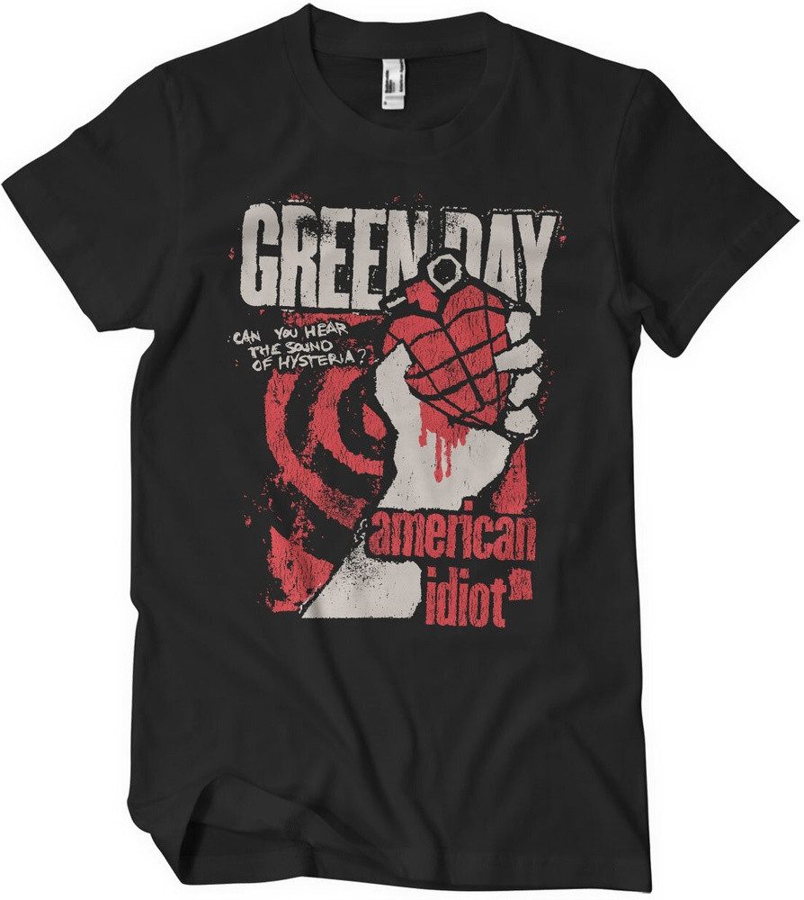 Green Day T-Shirt American Idiot Spiral Arm T-Shirt