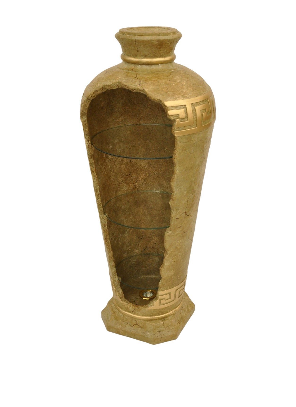 Schatzkiste1 Standvitrine Bar Vitrine Amphore Vase günstig online kaufen