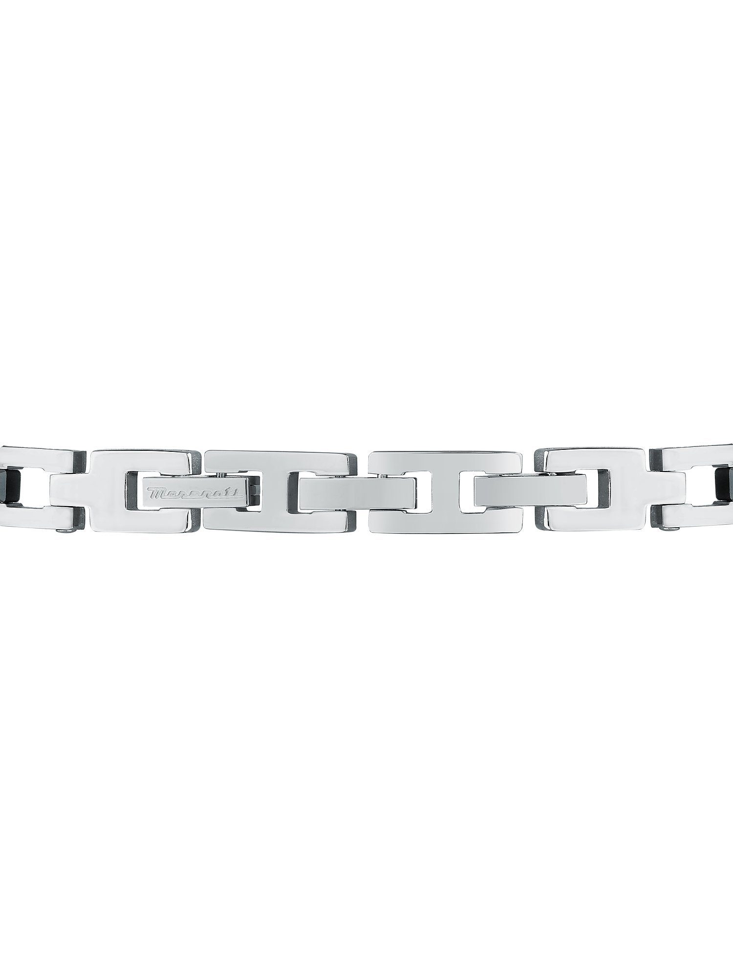 MASERATI Edelstahlarmband Maserati Herren-Armband Edelstahl, Keramik