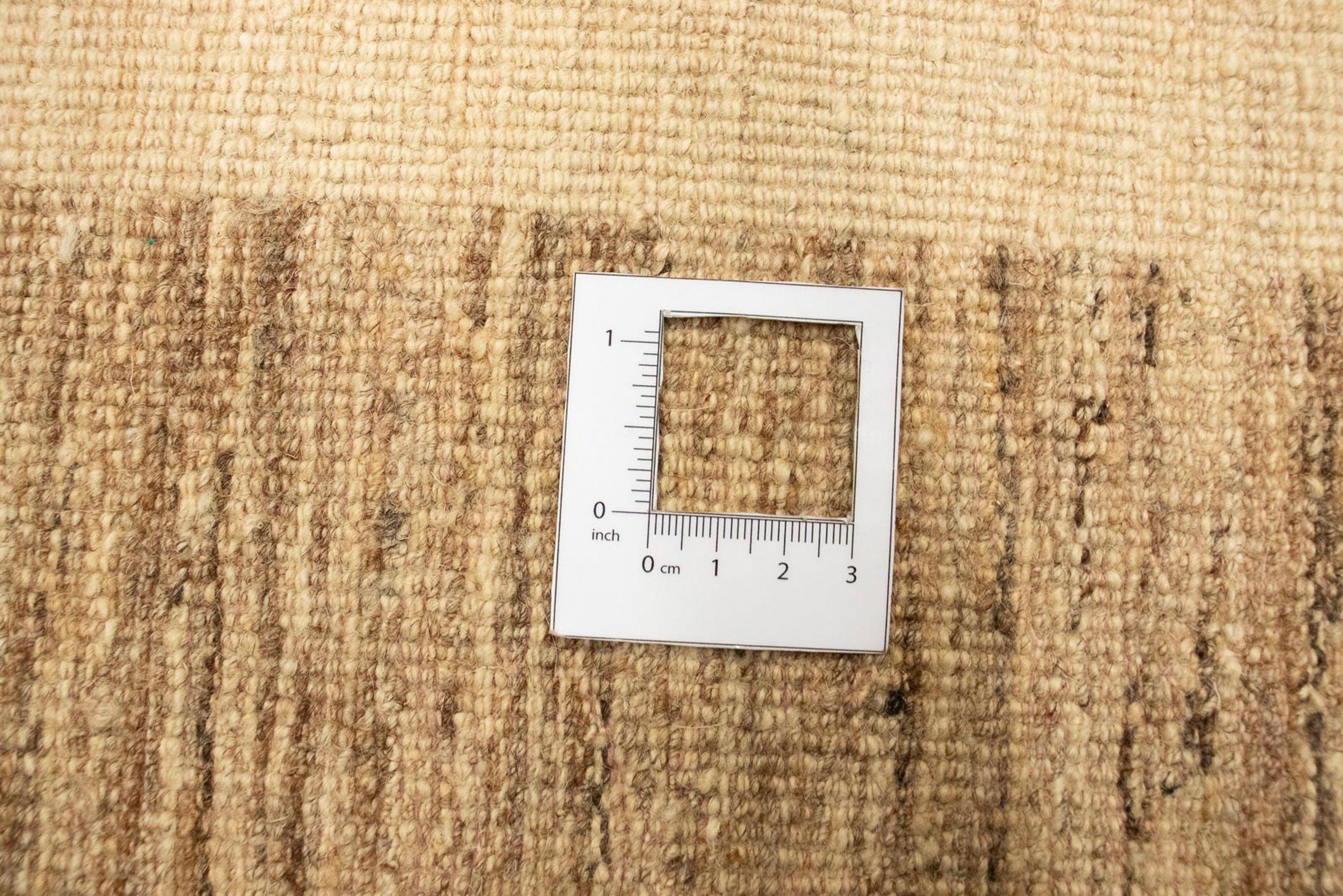 cm 18 Indus Handgeknüpft, hellbraun, - - Zertifikat Gabbeh - Wohnzimmer, Einzelstück x mm, Wollteppich mit Höhe: morgenland, 169 rechteckig, 99
