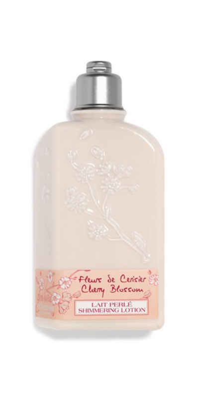 L'OCCITANE Bodylotion Shimmering Lotion Kirschblüte 250ml, Kirschblütenduft der Bestseller von L´Occitane