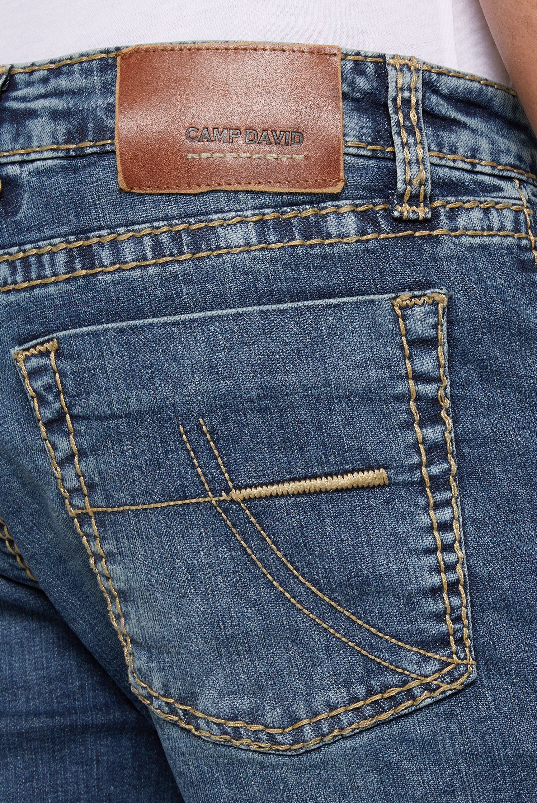 CAMP DAVID Regular-fit-Jeans mit normaler Leibhöhe