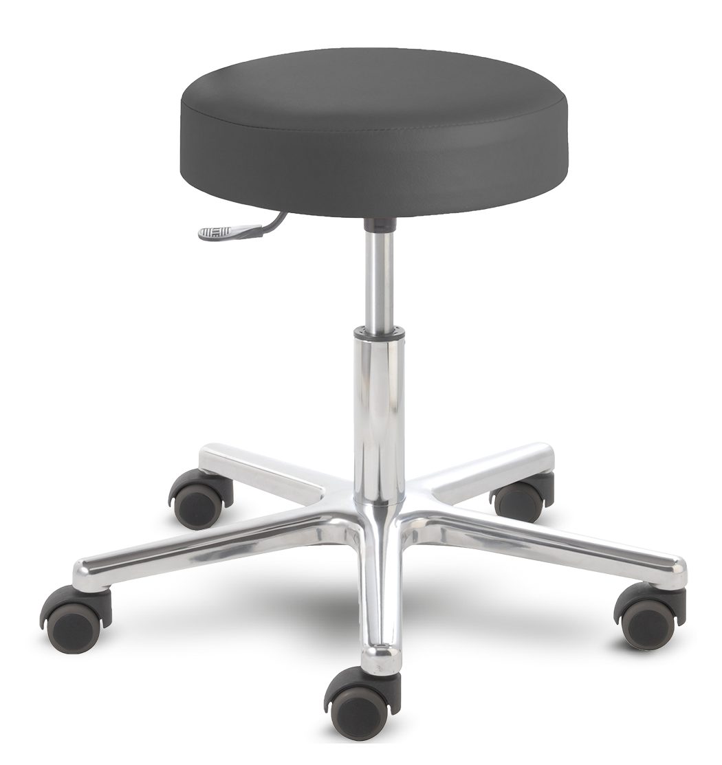 Prova Nova Arbeitshocker Rollhocker puffi® 4100, Sitzhöhe ca. 45 - 59 cm