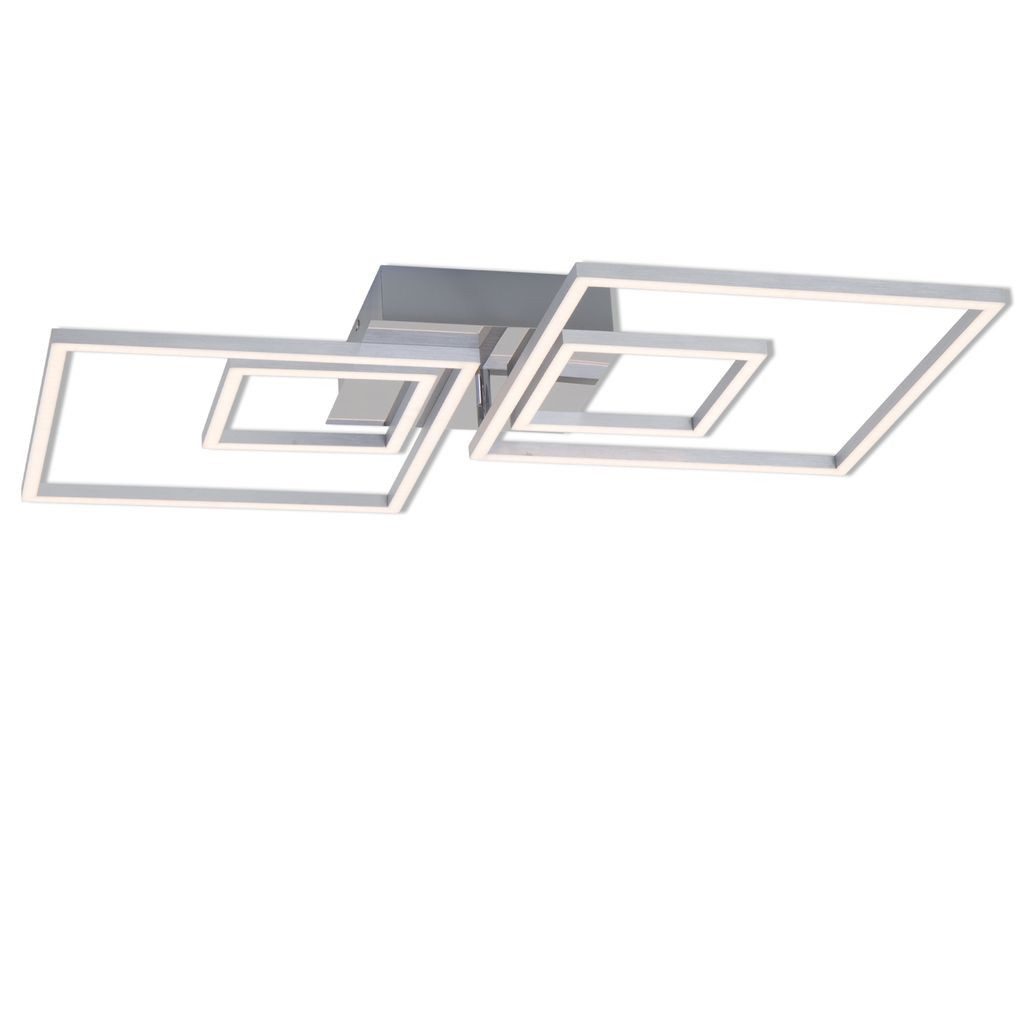 Briloner Leuchten LED Deckenleuchte 3132-018, Dimmfunktion, LED fest integriert, 2700K - Extra-Warmweiß, ModerneWohnzimmer Deckenlampe dimmbar und drehbar 3000K