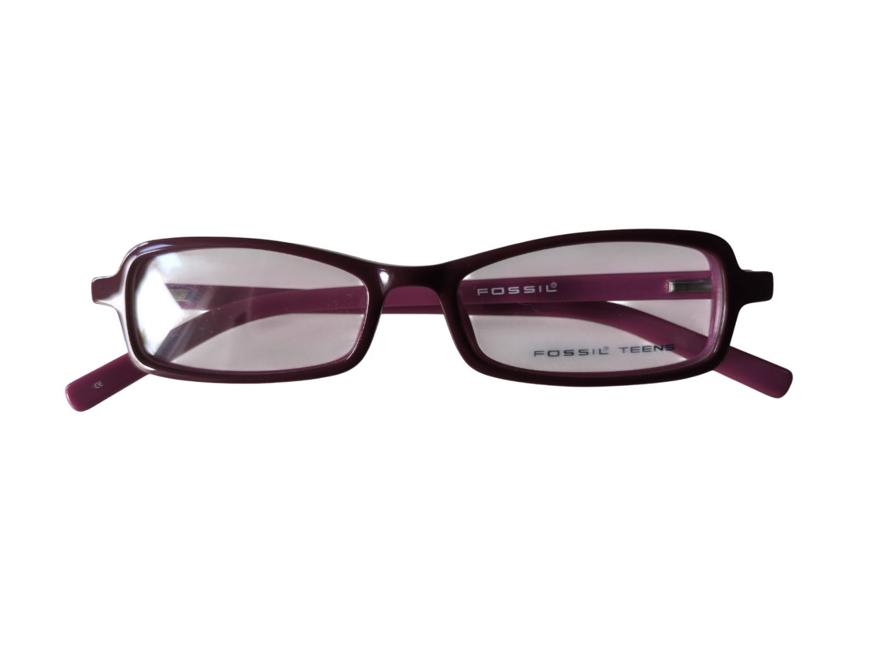 Fossil Brillengestell Korrektionsfassung Brille Kunststoff Violett 46/15/130 - OF4021540