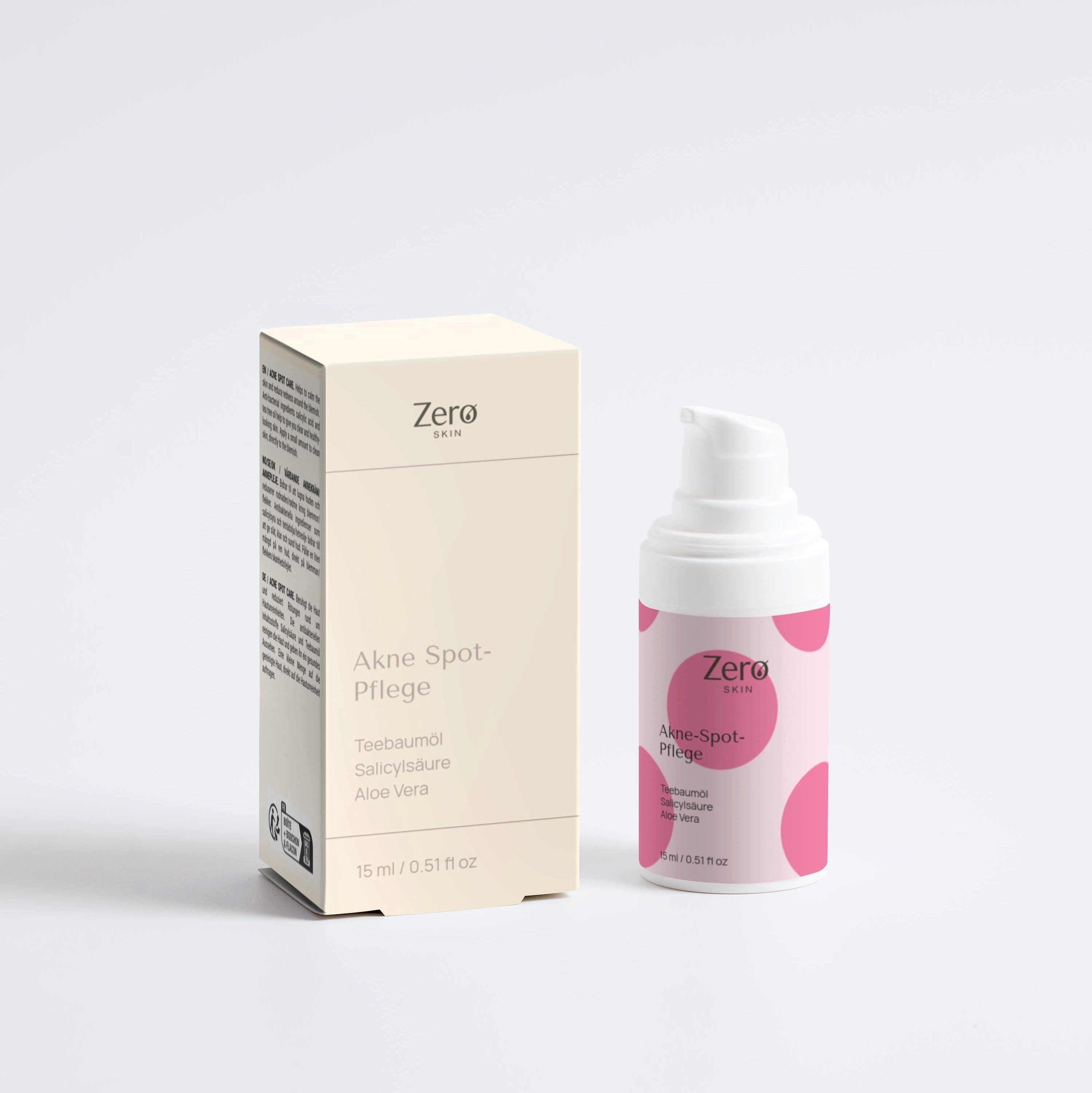 Zero Skin Pickel-Tupfer Akne Spot Pflege - 15 ml