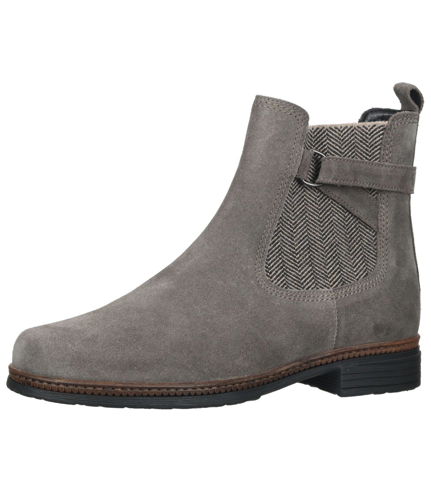 Dunkelgrau Veloursleder/Textil Gabor Stiefelette Stiefelette