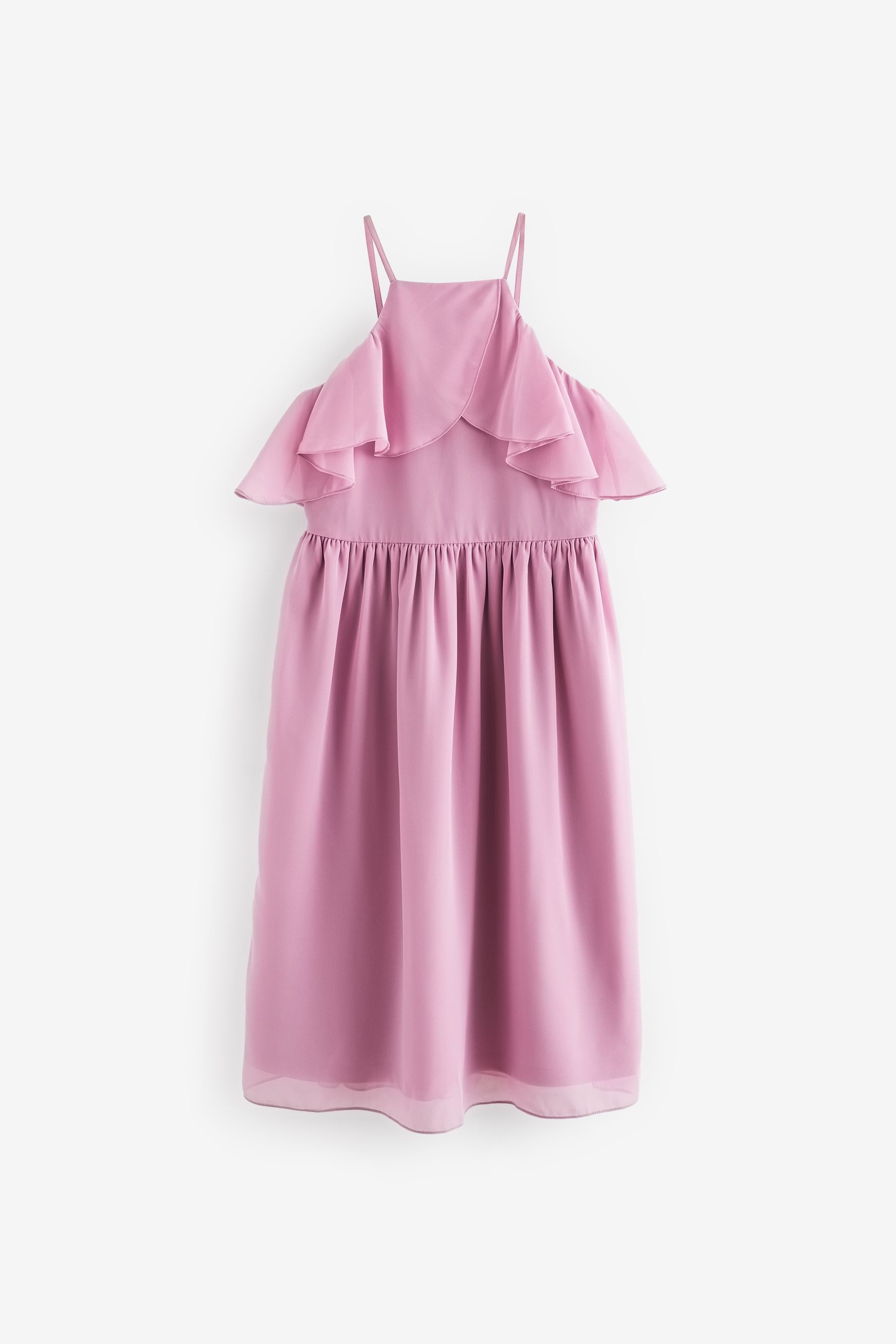 Partykleid Abendkleid mit Rüschen