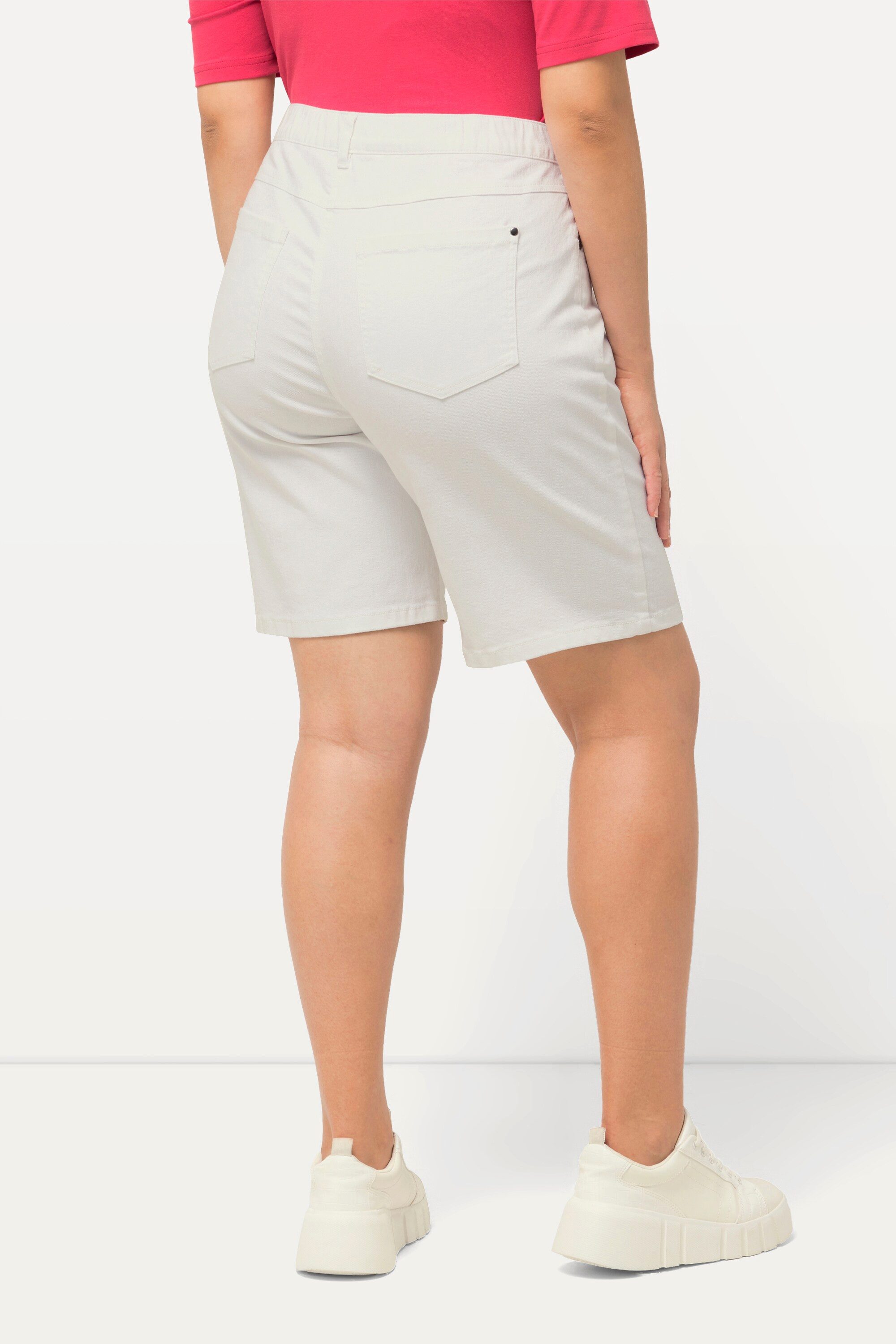 Ulla Popken Bermudas Jeansbermuda Mandy 5-Pocket-Form Komfortbund