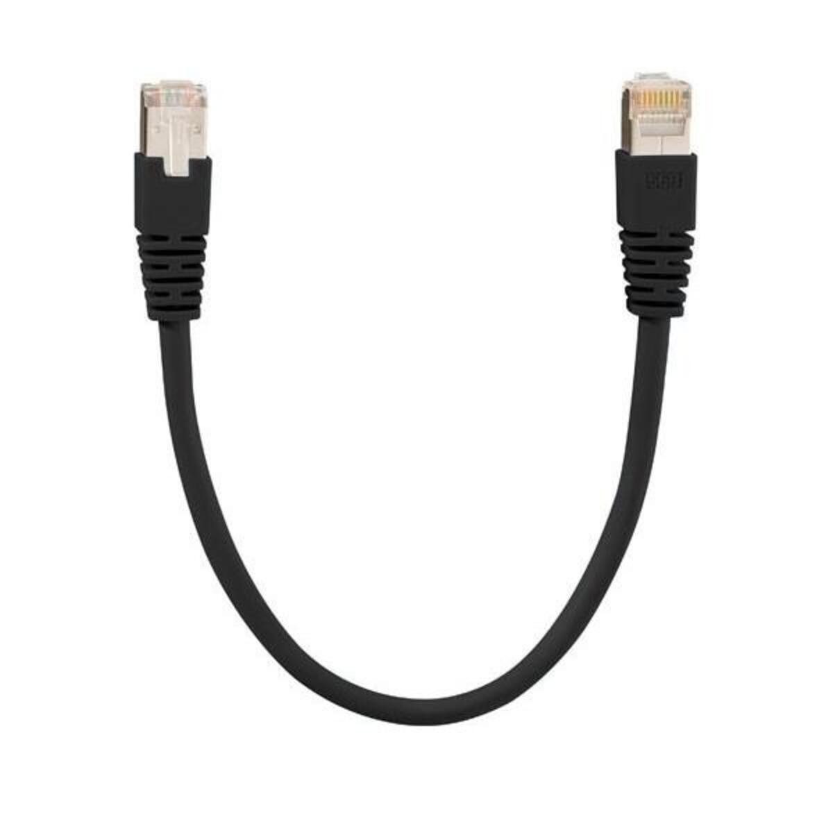 Rutenbeck Rutenbeck Patchkabel PK Cat6A 6kV 1m sw Computer-Kabel