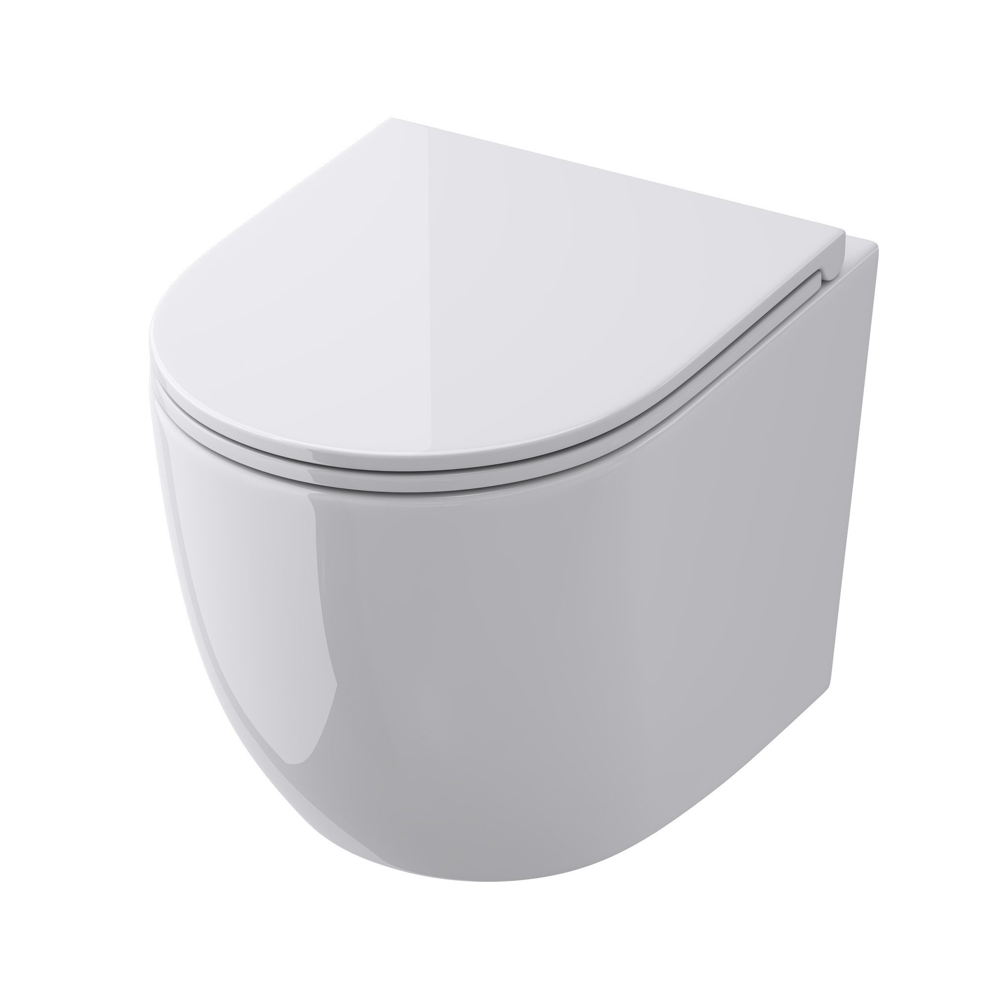 doporro Tiefspül-WC Hänge WC Spülrandlos Wand-WC günstig online kaufen