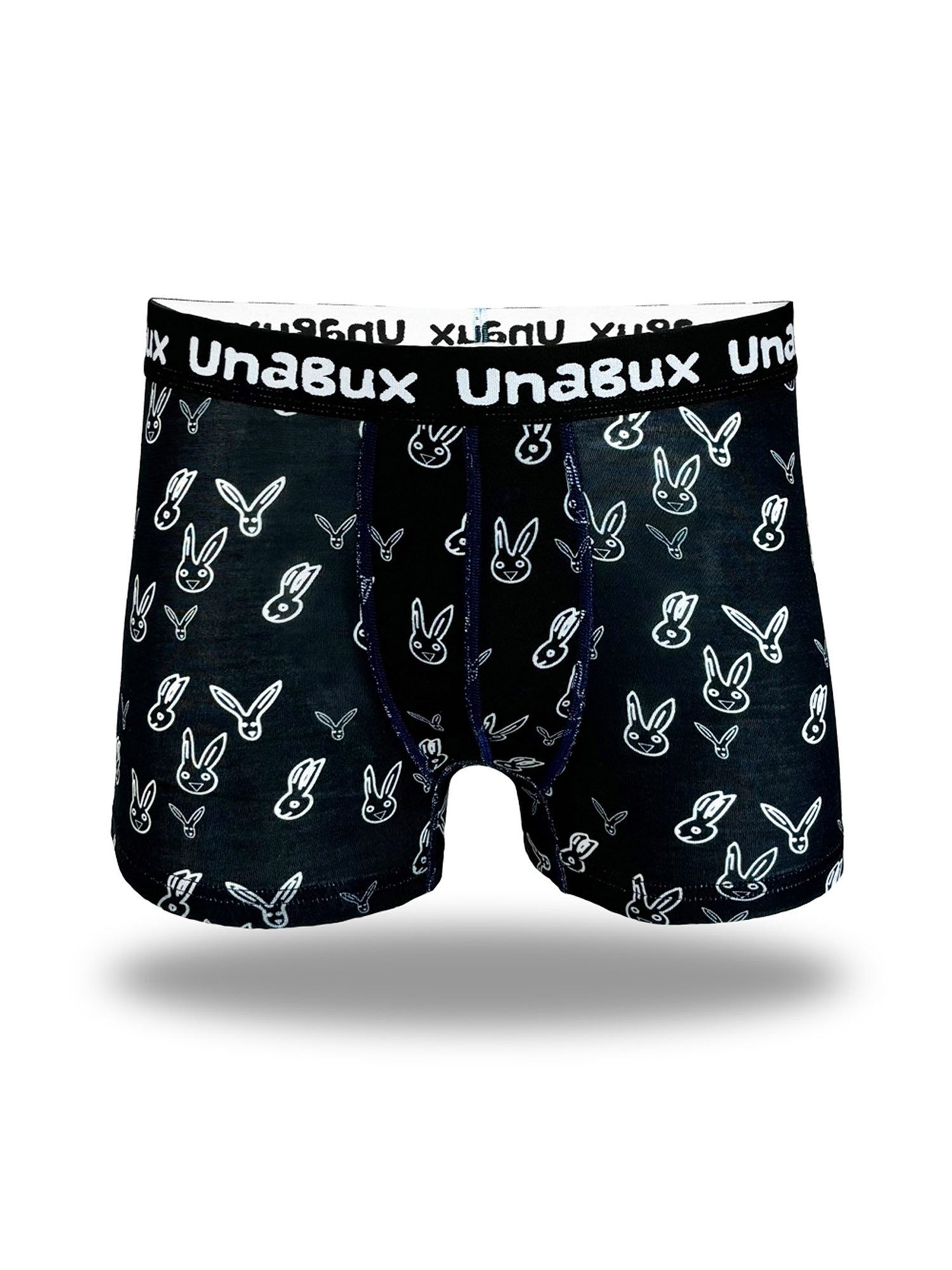 Unabux Boxer Briefs Blau & Weiß gestreift mit Motiv günstig online kaufen