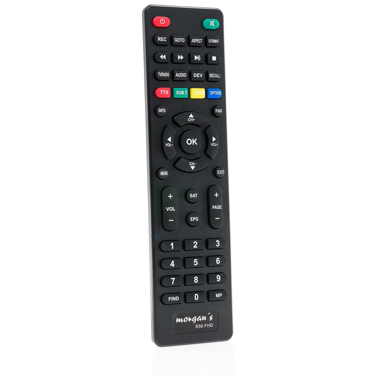 MORGAN Fernbedienung morgan‘s S50 FHD digitaler Satelliten Receiver Fernbedienung