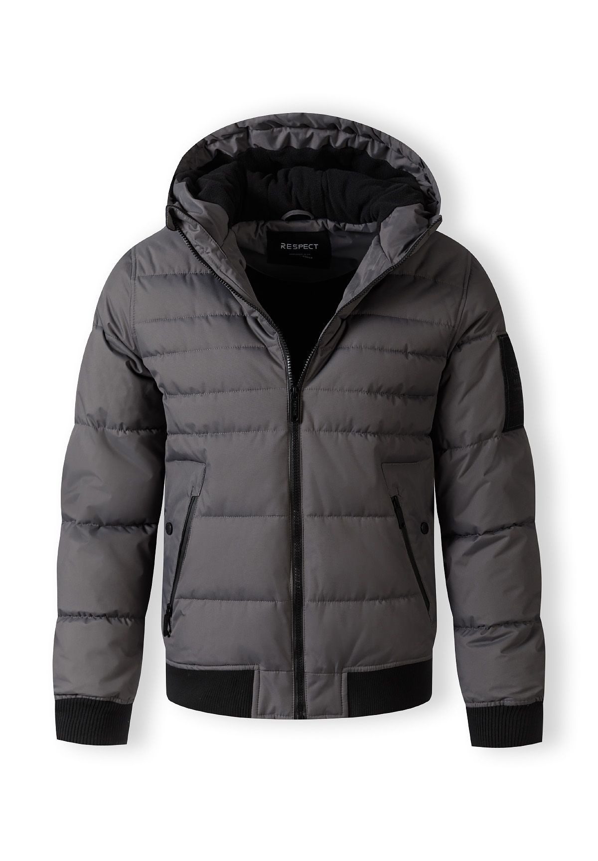 Winterjacke Gefütterte Jacke mit Bündchen (XS-XXL)