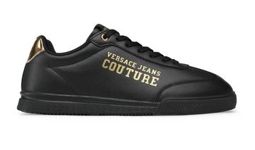 Versace VERSACE JEANS COUTURE Gold Logo Trainers Low-Top Sneakers Schuhe Shoe Sneaker