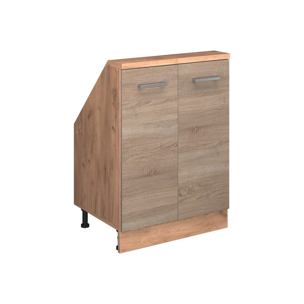 Vicco Unterschrank R-Line, Sonoma/Goldkraft Eiche, 60 günstig online kaufen