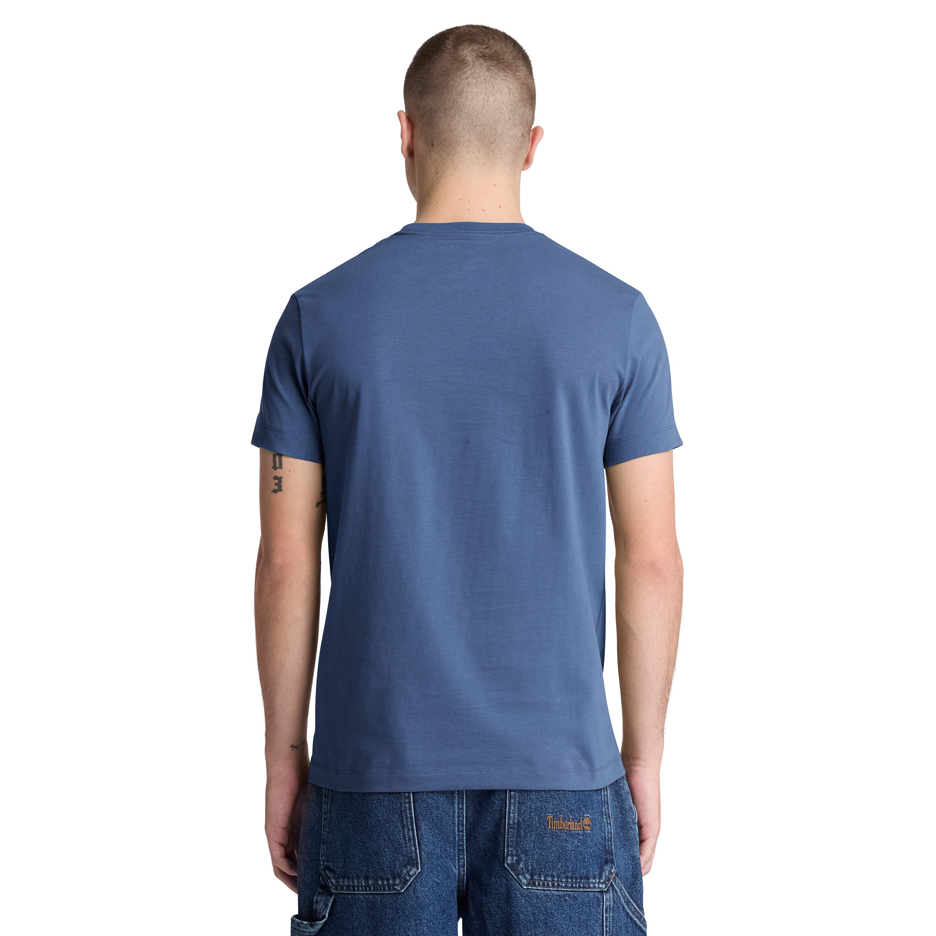 Timberland T-Shirt DUNSTAN RIVER - SS Tee (Slim) mit Rundhalsausschnitt, Kurzarm-Design, aus Baumwolle