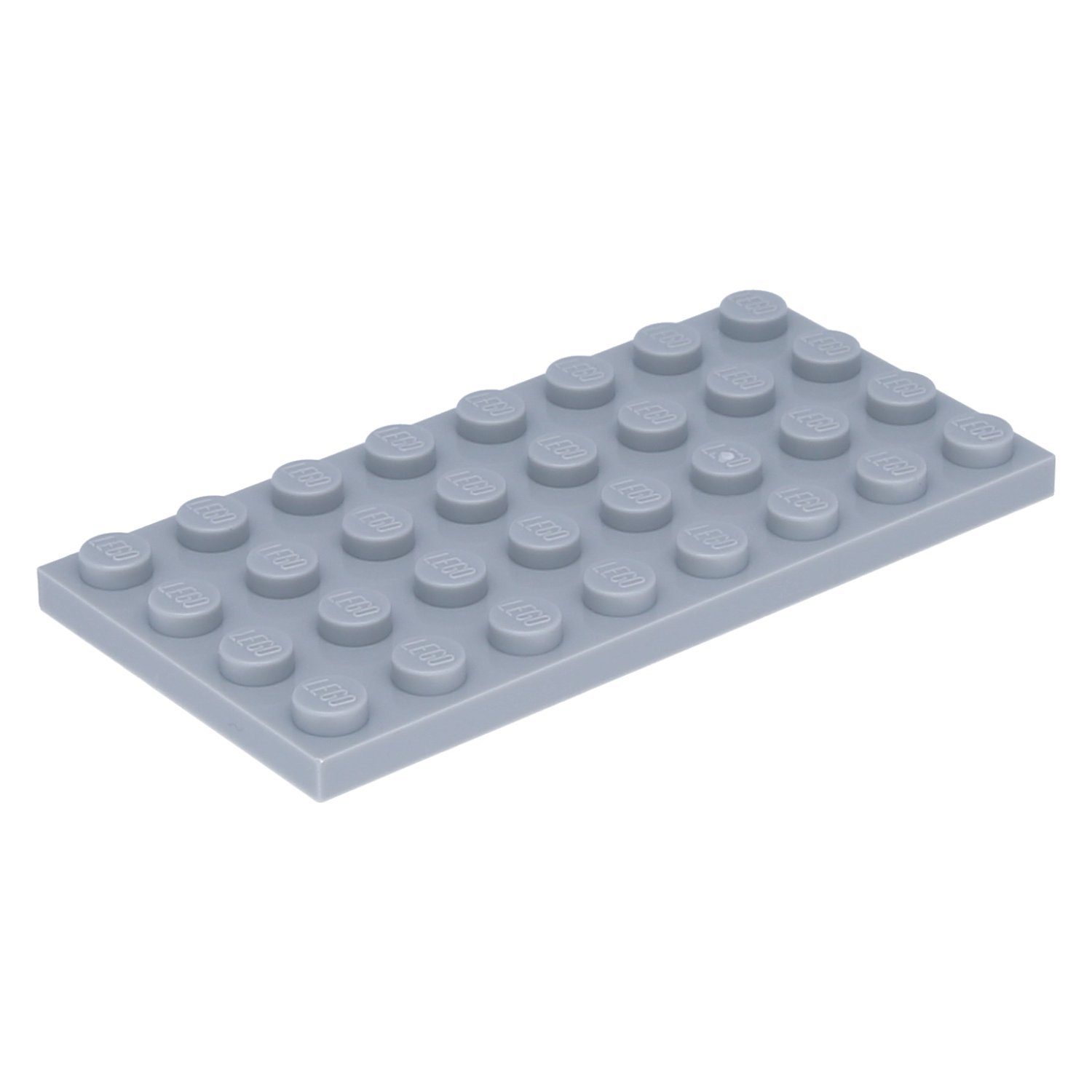 100 Stück Bauplatten, 4x8, Hellgrau Spielbausteine