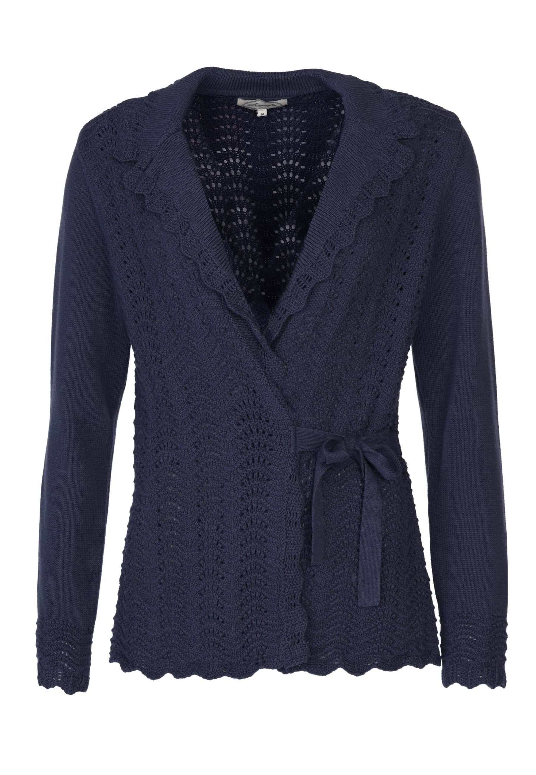 Sorgenfri Sylt Strickjacke Trudy Ajour Ajour-Strickdetails