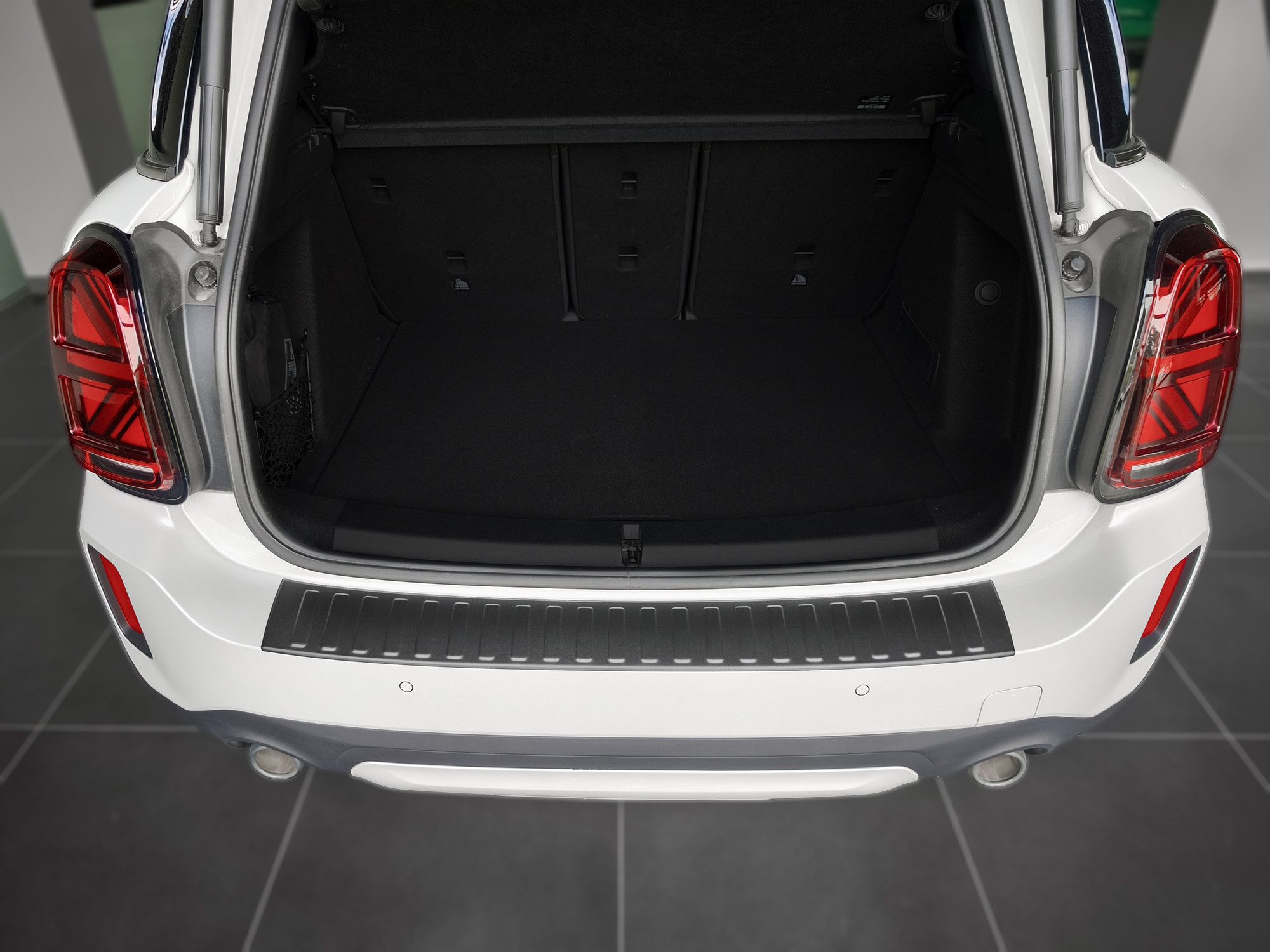 tuning-art Ladekantenschutz L3170 Edelstahl passgenau für Mini Countryman F60 Facelift 2020-2023
