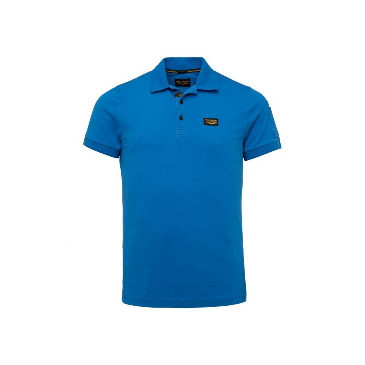 PME LEGEND T-Shirt blau regular fit (1-tlg)