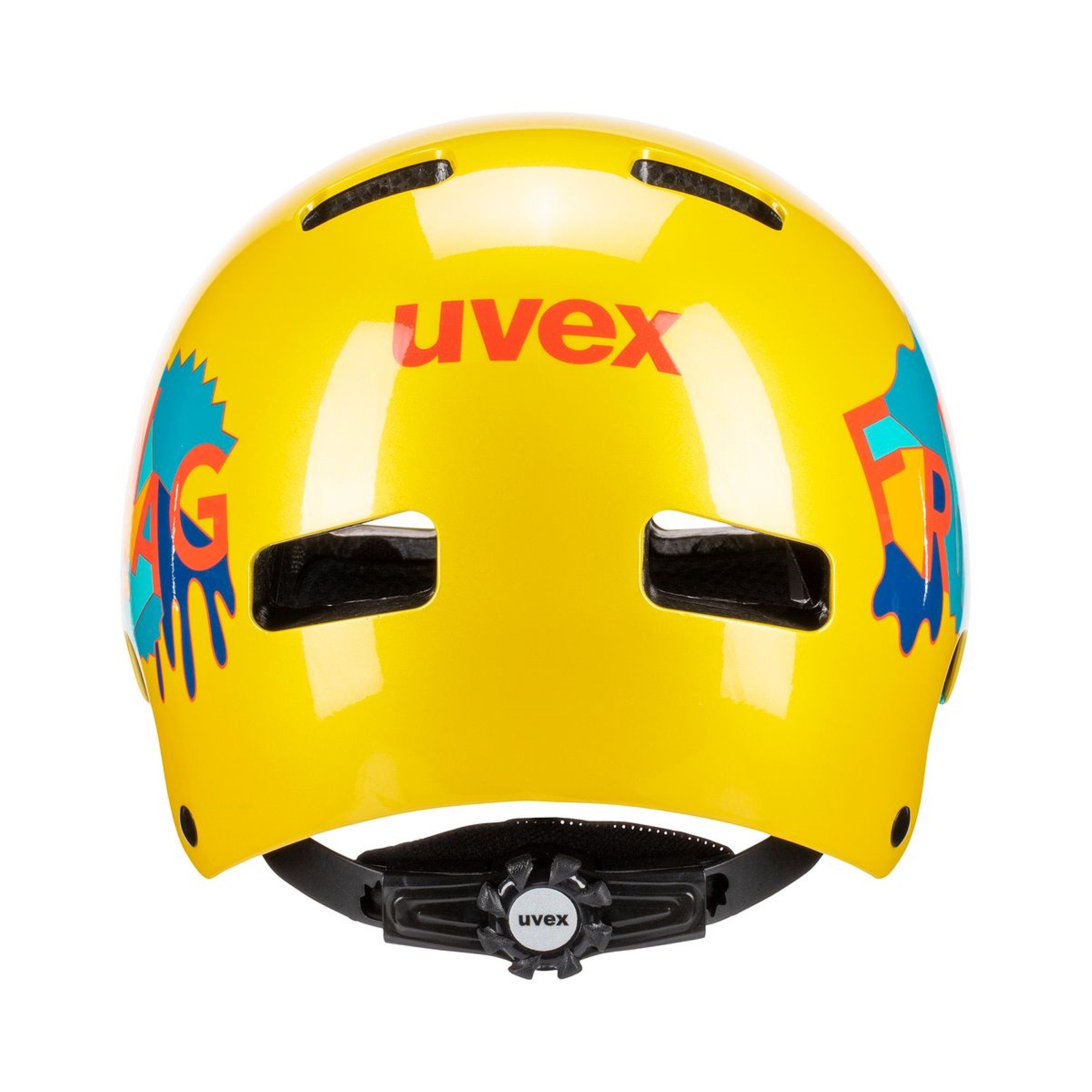 Uvex Kinderfahrradhelm Kid 3 SWAG yellow (metallic)