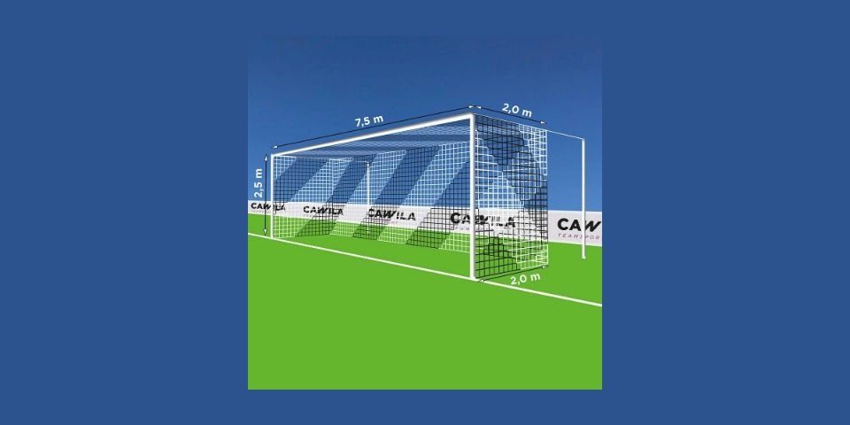 Cawila Tornetz Tornetze 2m x 2m, 7,32 - schwarz/weiss