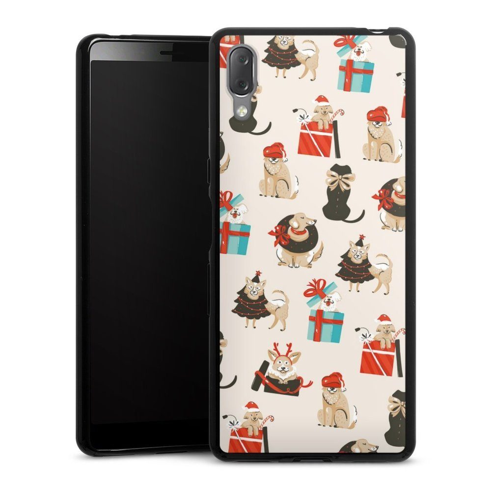 DeinDesign Handyhülle Christmas Doggos, Hülle Haustier Hund Weihnachten