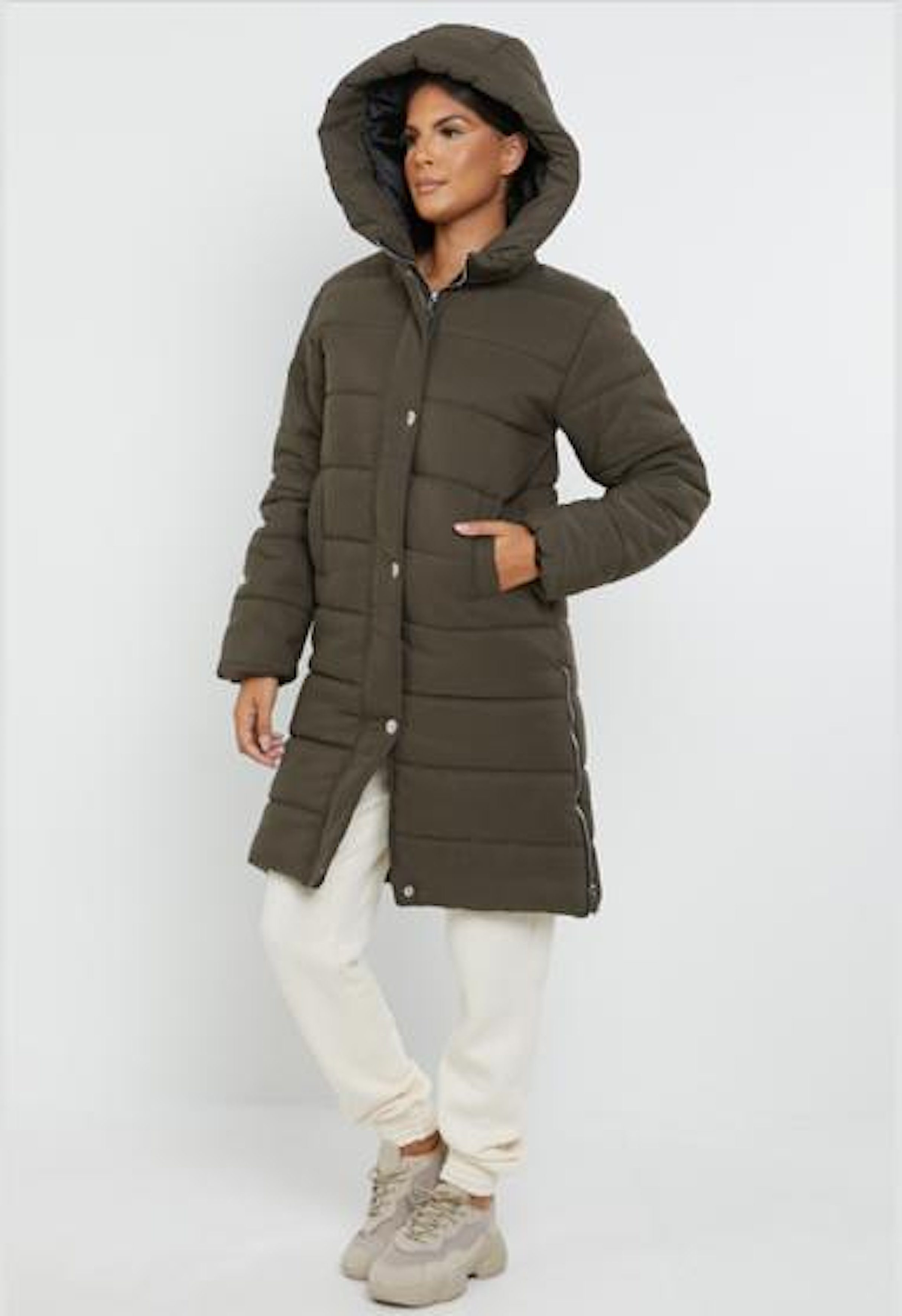 Worldclassca Steppjacke Worldclassca Steppjacke Steppmantel Winterjacke Outdoor Coat Kapuze