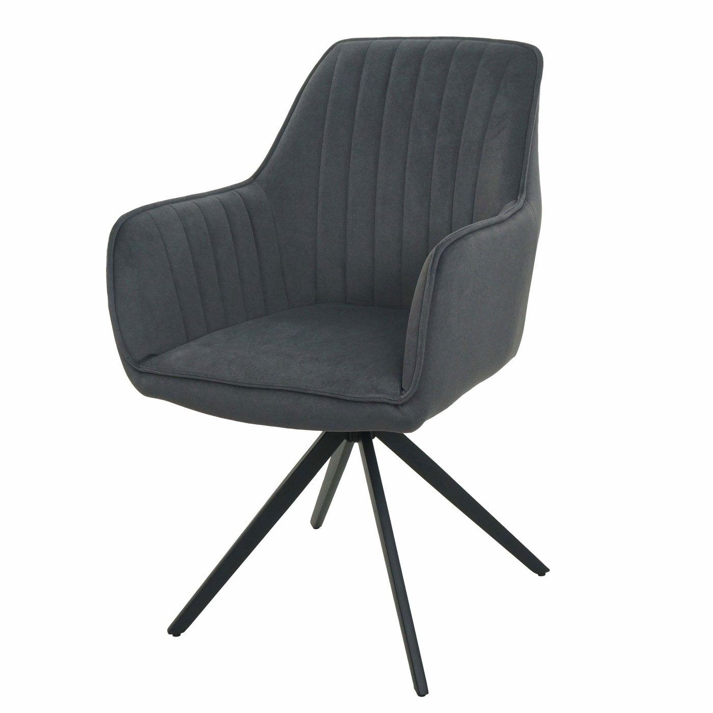Endo-Moebel Essgruppe Essgruppe Esstisch ausziehbar 130/210cm 6 Stühlen Set Textil Samt, (7-tlg) – Bild 3 von 5