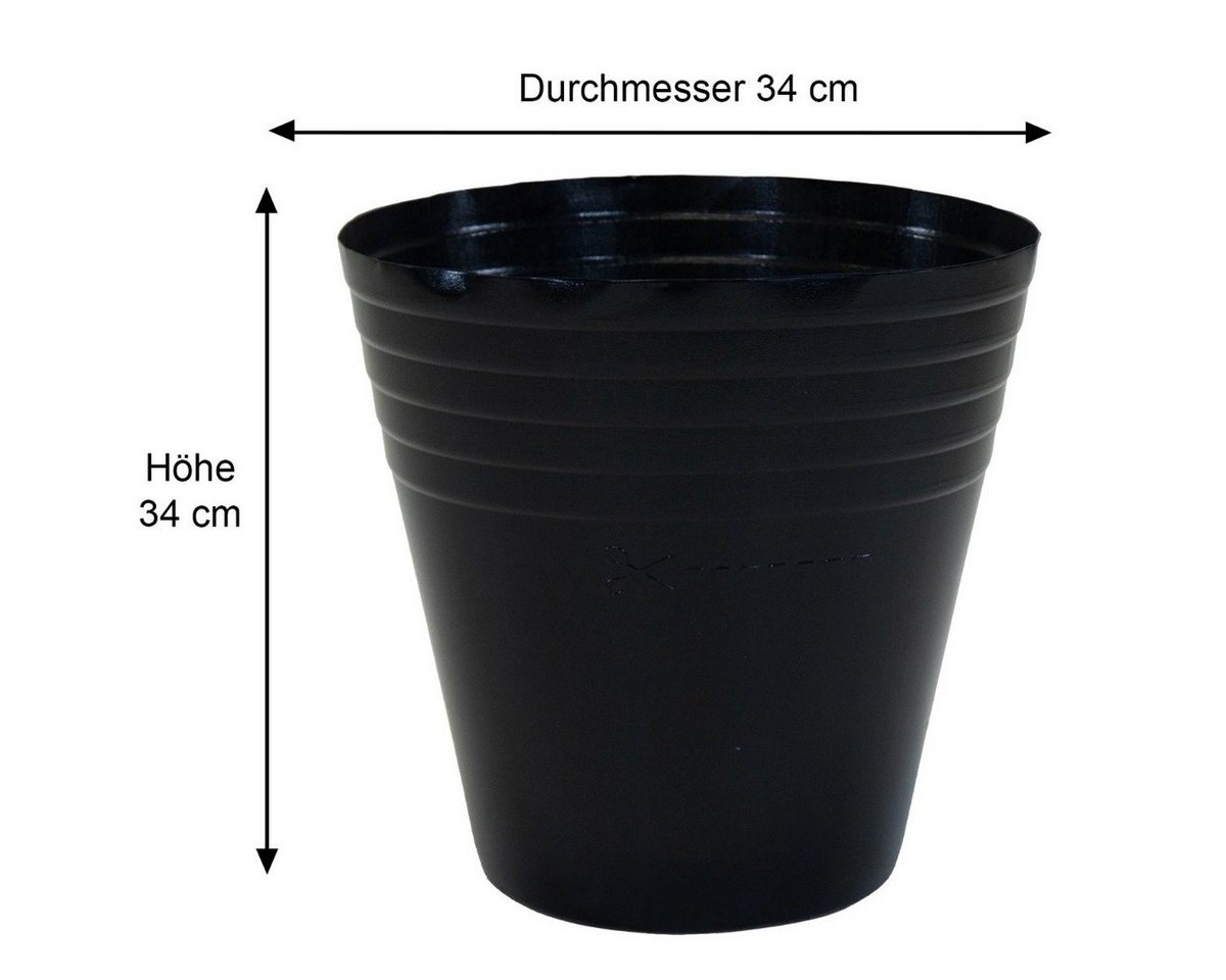 Thumbnail - colourliving Pflanzeinsatz Blumentopfeinsatz rund 'Solution 34' Kunststoffeinsatz für Pflanzkübel (1 St), wasserdicht, k...