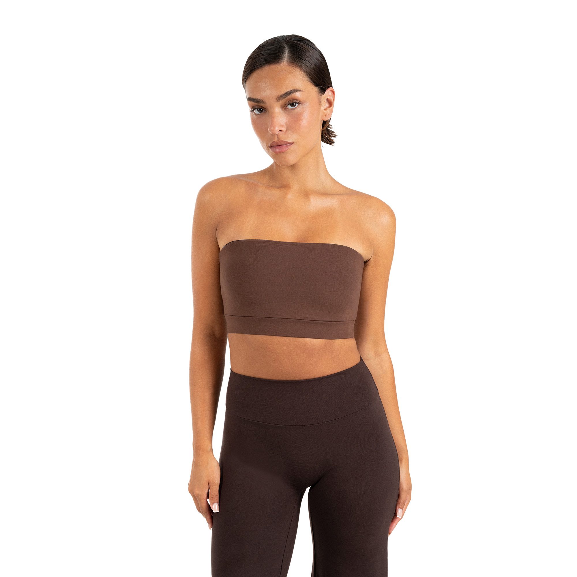 Smilodox Sport-BH Neola Gym BH Damen, Bustier, Slim Fit, Fitness BH, Yogatop Bandeau Style, Stretch Komfort, elastisch, Gym, schulterfrei