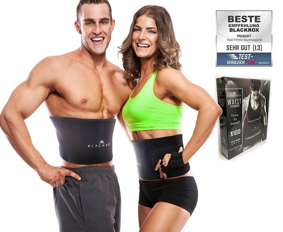 BLACKROX Taillengürtel [Vergleichssieger 2024] Schwitzgürtel, Gr. S - XXL günstig online kaufen