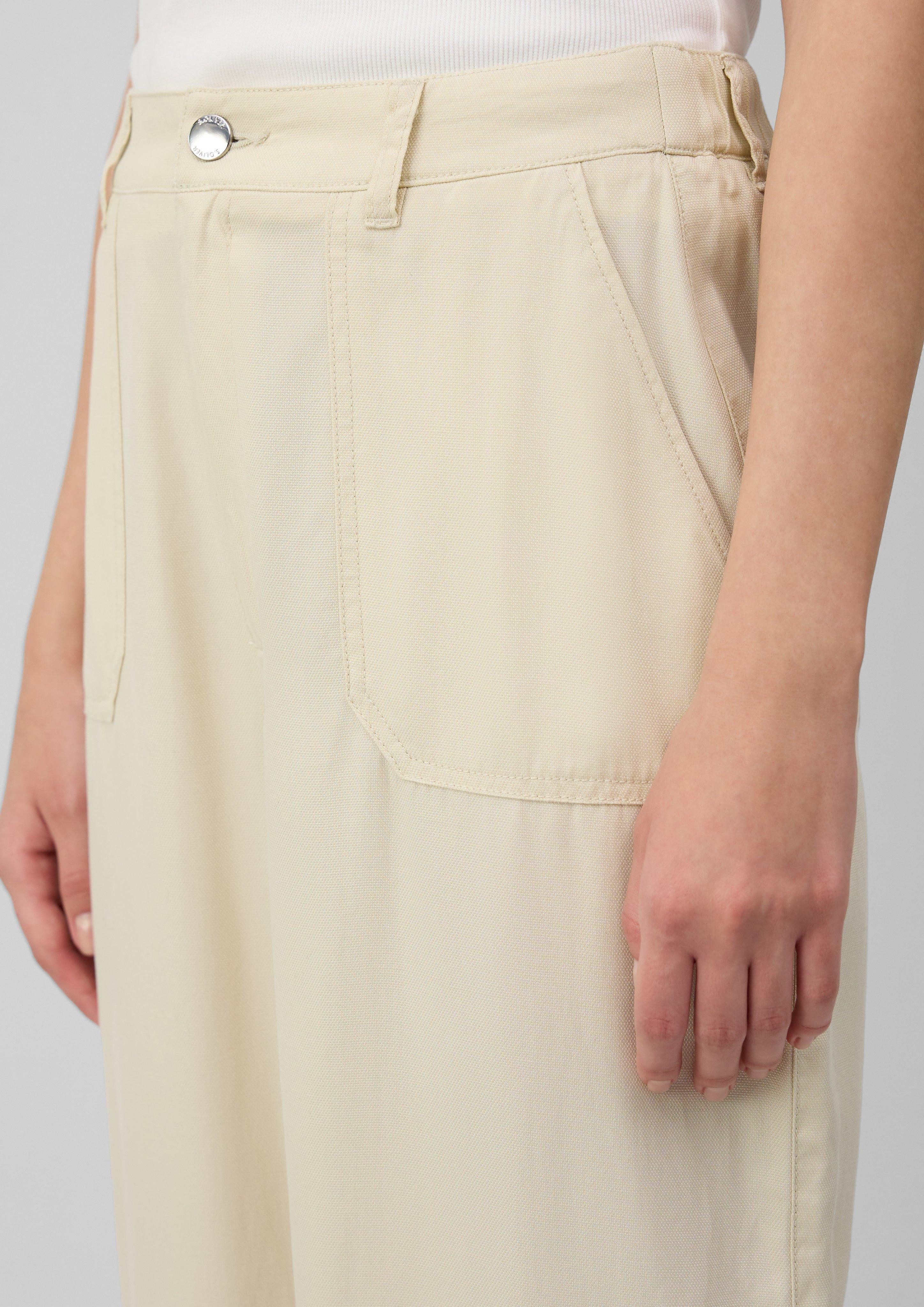 s.Oliver 7/8-Hose Cropped Barrel-Leg-Hose im Relaxed günstig online kaufen