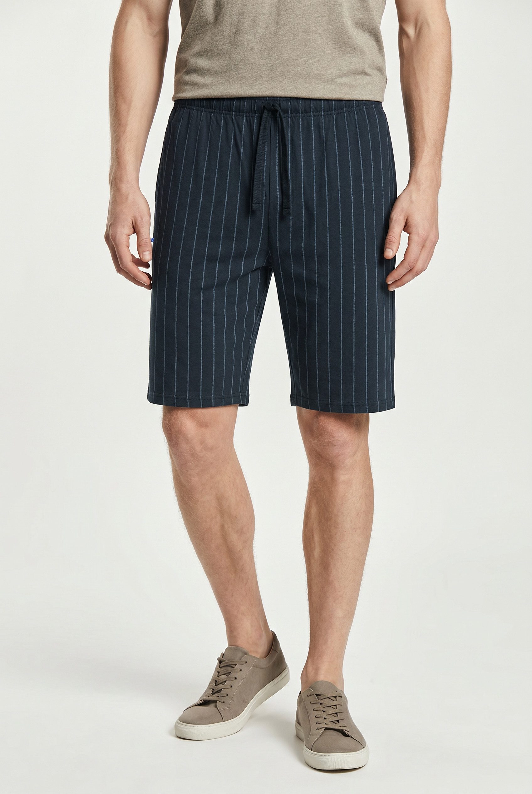Schiesser Pyjamahose Mix + Relax Baumwolle, seitliche Taschen, Bindekordel