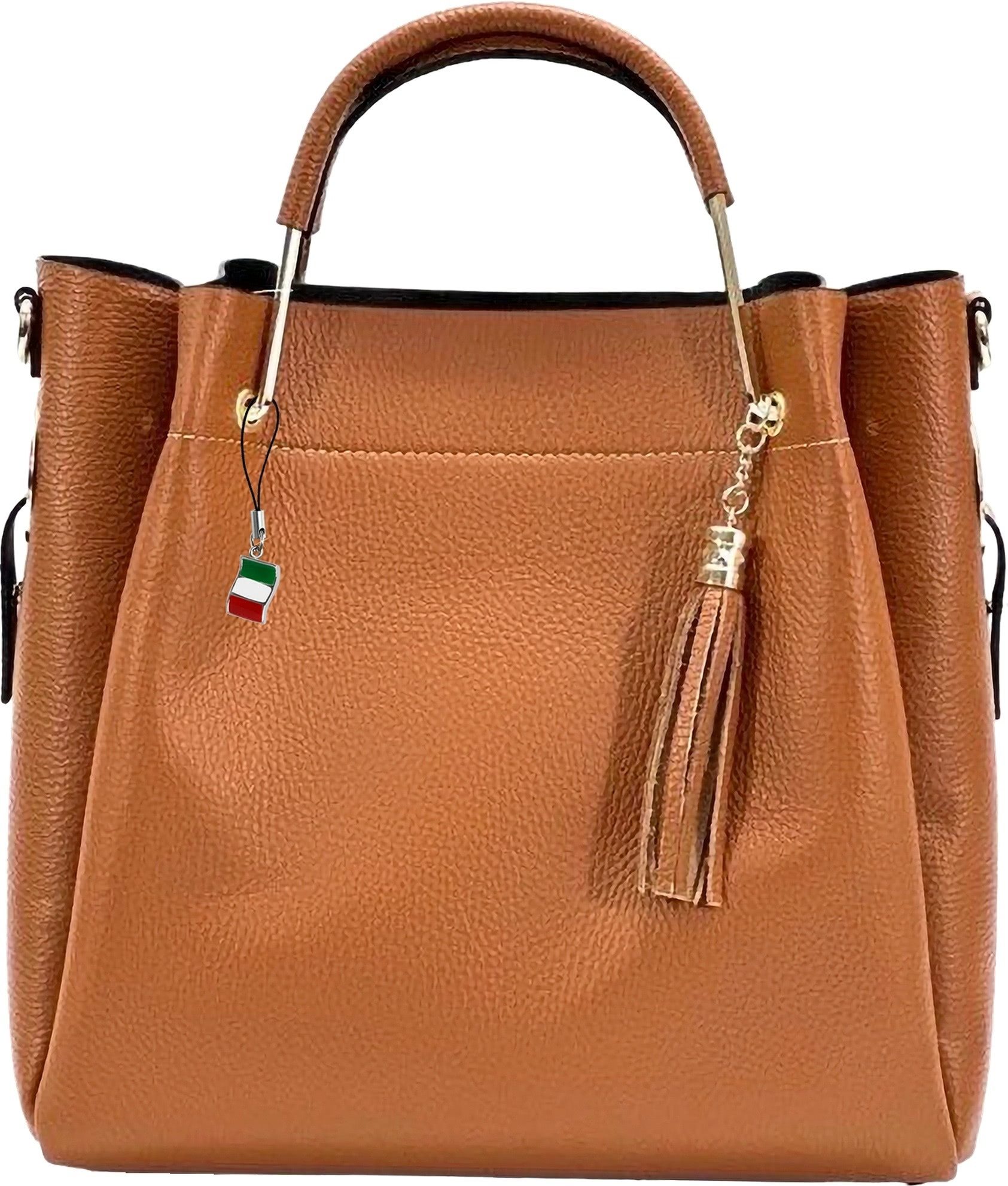 Handtasche Florence Damen Handtasche Echtleder tan
