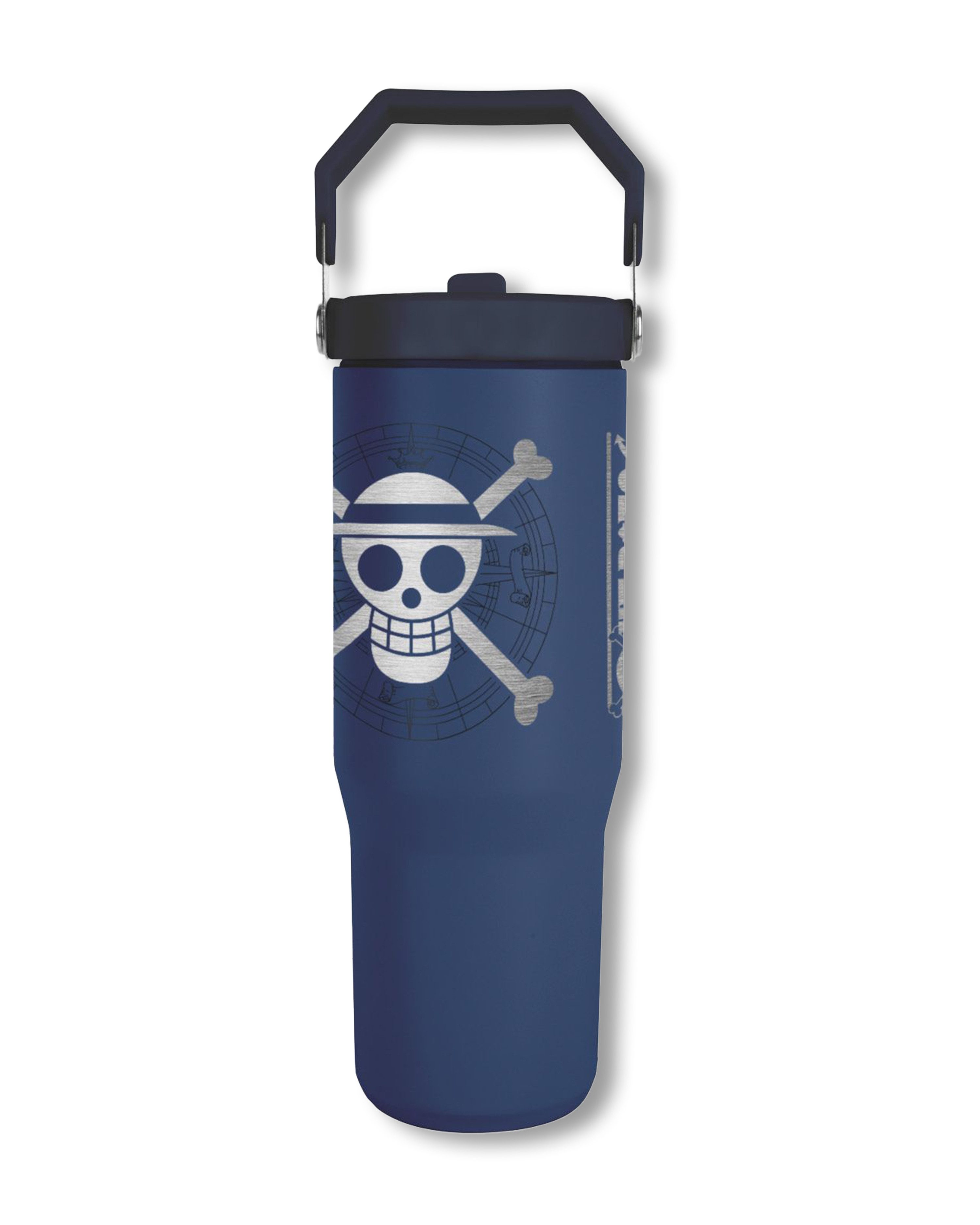 PYRAMID Tasse One Piece 30 oz Tumbler mit Griff & Flip-Strohhalm 0,85l
