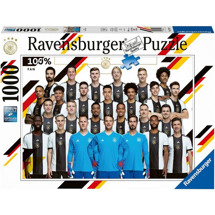 Ravensburger Puzzle »Deutsche Nationalmannschaft« 1000 Puzzleteile Made in Germany FSC® - schützt Wald - weltweit