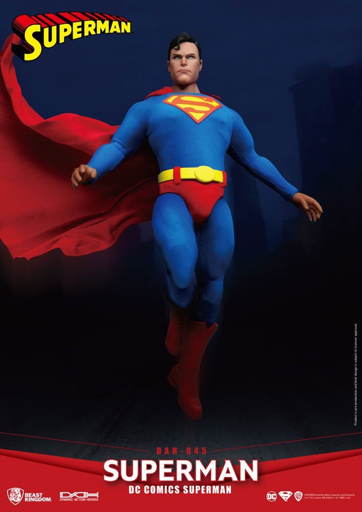 Beast Kingdom Toys Actionfigur DC Comics DAH-045 Dynamic 8ction Heroes Actionfigur 1/9 Superman 20 cm
