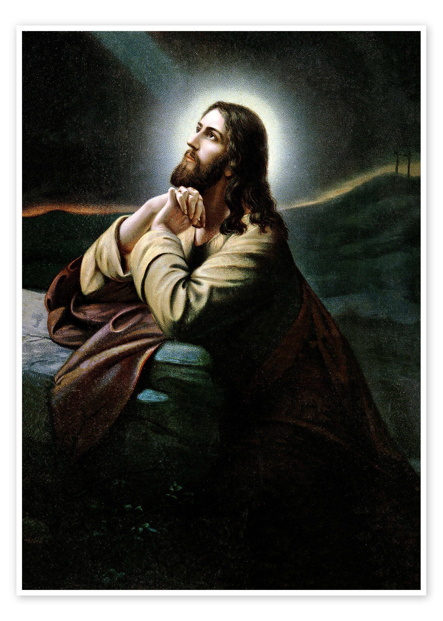 Posterlounge Poster ARTOTHEK, Christus am Ölberg, Malerei