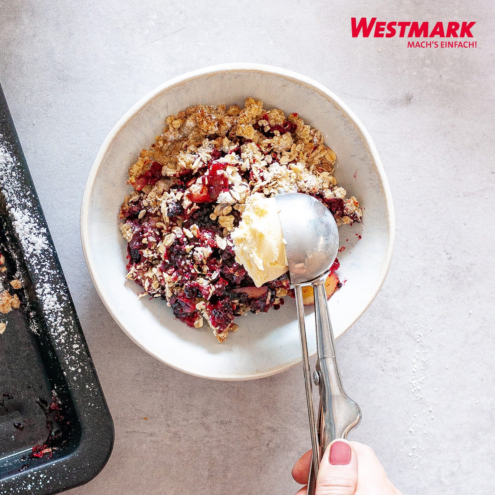 WESTMARK Eisportionierer »Profi« Ø 5 cm, für gleichmäßige Eiskugeln, aus rostfreiem Edelstahl