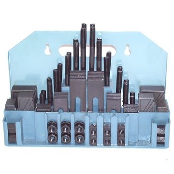 Apex Werkzeugset Spannpratzen Spannwerkzeugsortiment 58-teilig mit Kassette T-Nutensteine Set