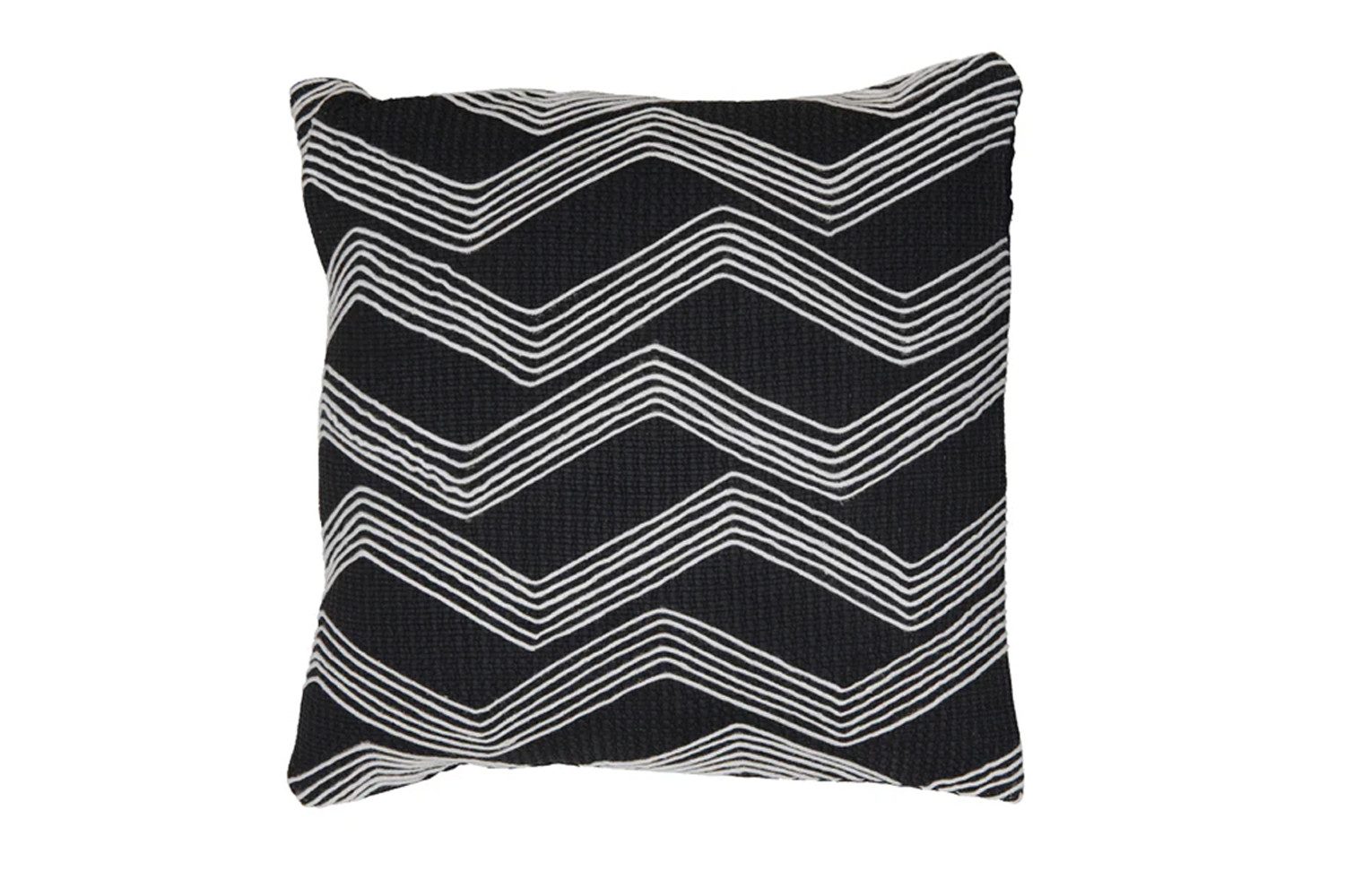 Light & Living Dekokissen Dekokissen MACKEY von Light & Living 45x45 cm Kissen Schwarz-Beige