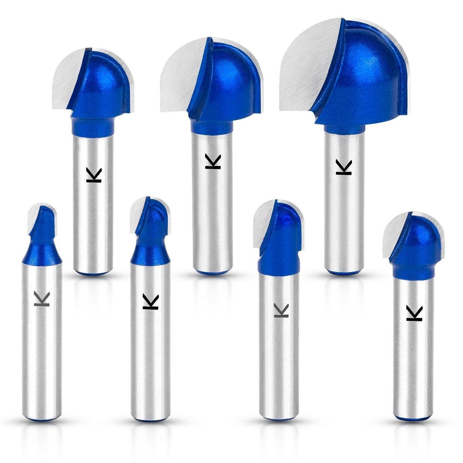 LuxusKollektion Hohlkehlfräser Hohlkehlfräser Set 7tlg.