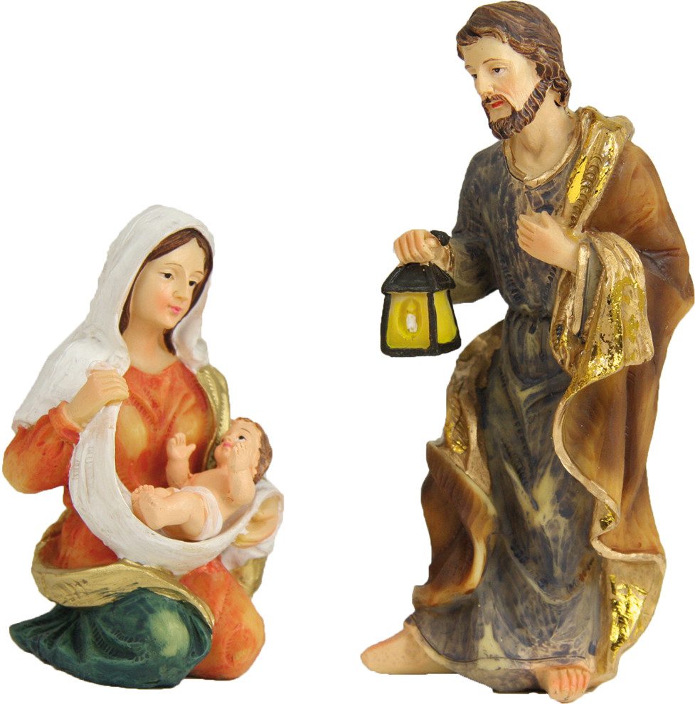 FADEDA Krippenfigur 3x FADEDA Hlg. Familie, Höhe in cm: 9