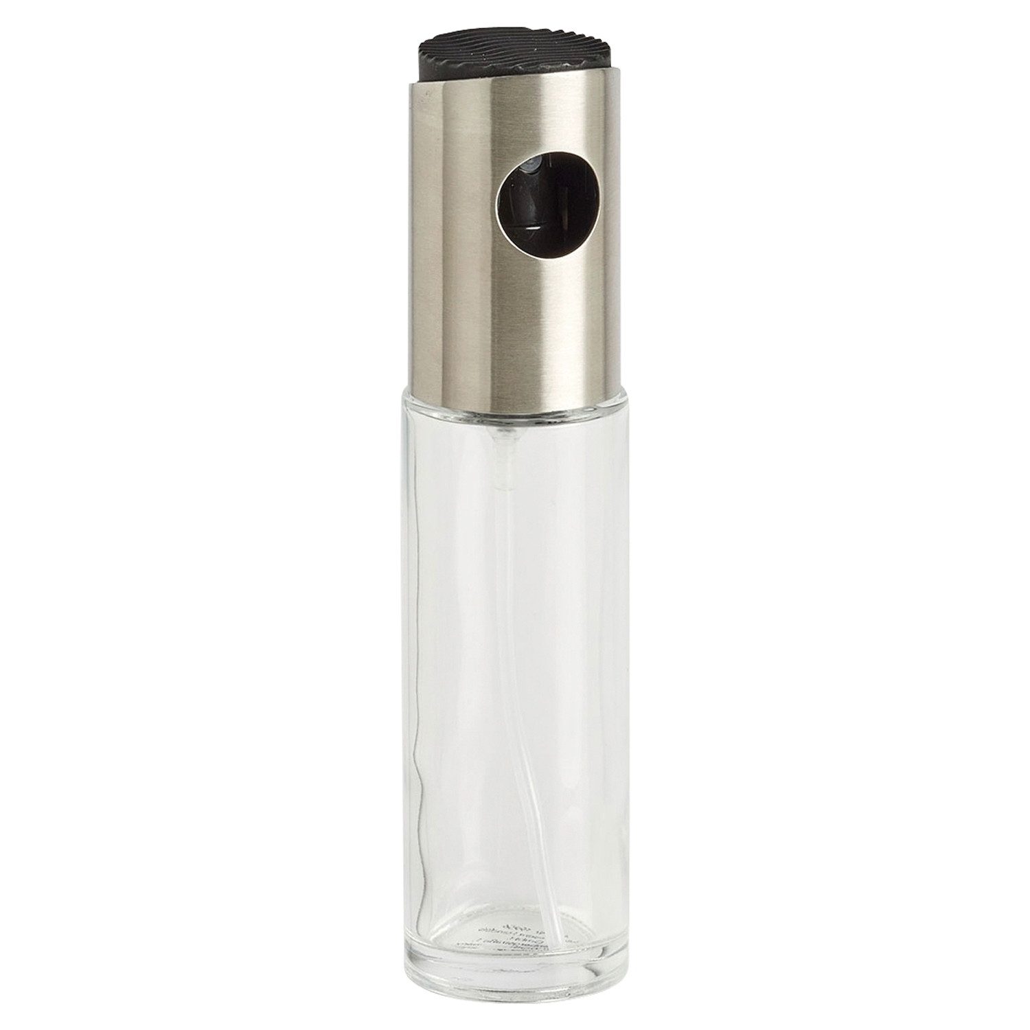 Ölspender LEON, 100 ml, Transparent, Edelstahl, Glas