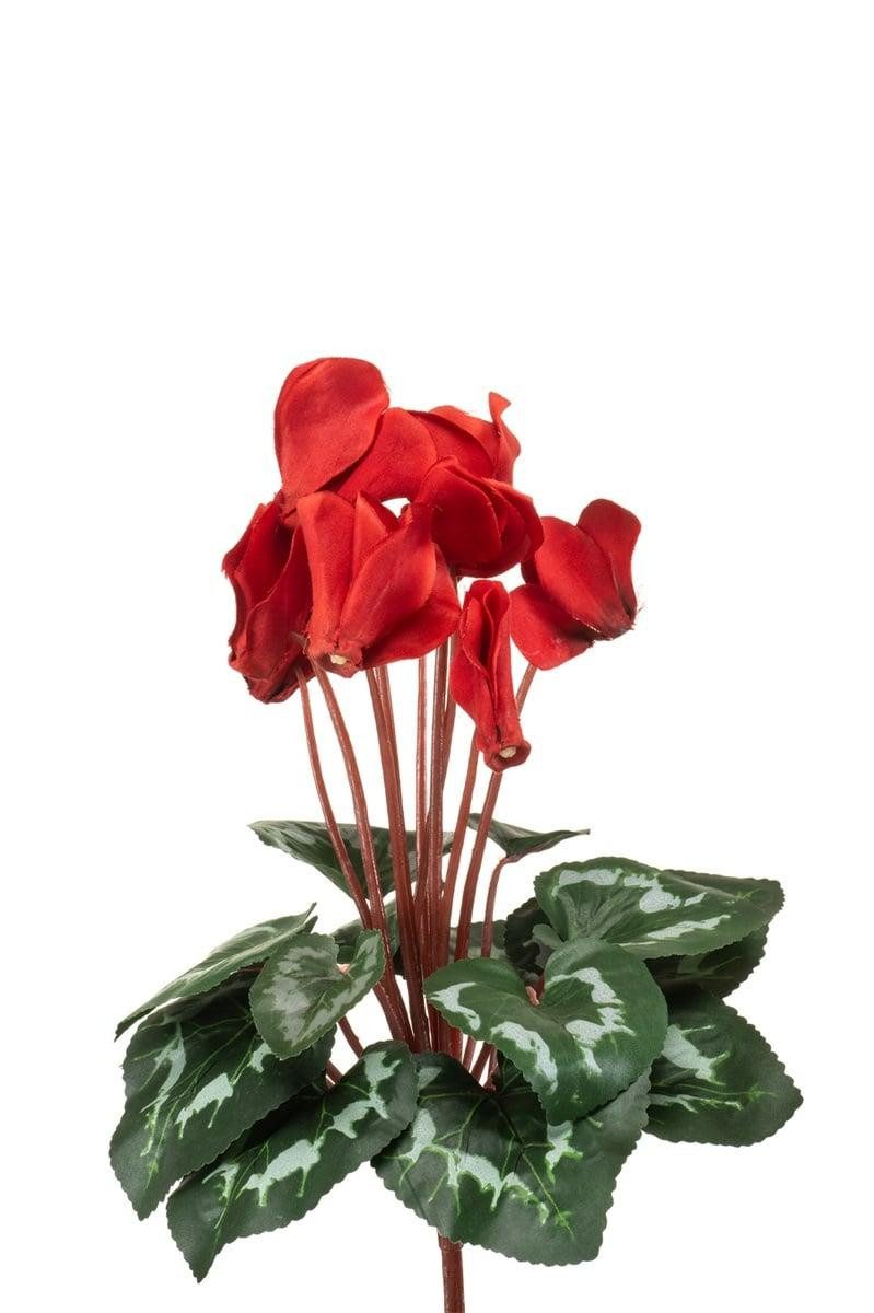 Kunstblume Kunstblumen Alpenveilchen VERIANA auf Steckstab, rot, 30cm Alpenveilchen, artplants, Höhe 30.0 cm