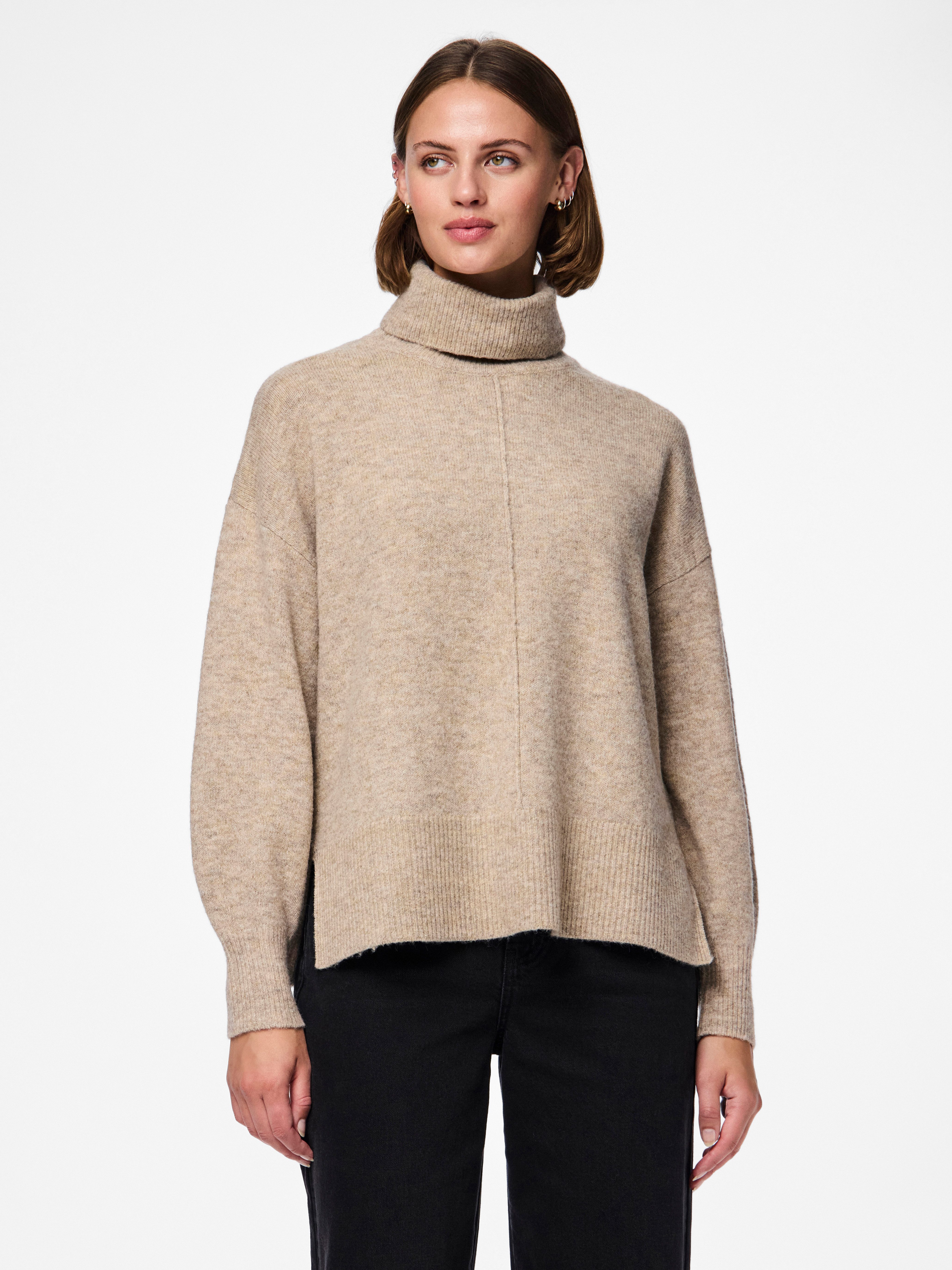 pieces Rollkragenpullover PCMALOU LS ROLLNECK KNIT günstig online kaufen